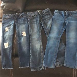 3 pair Girls 7 Jeans